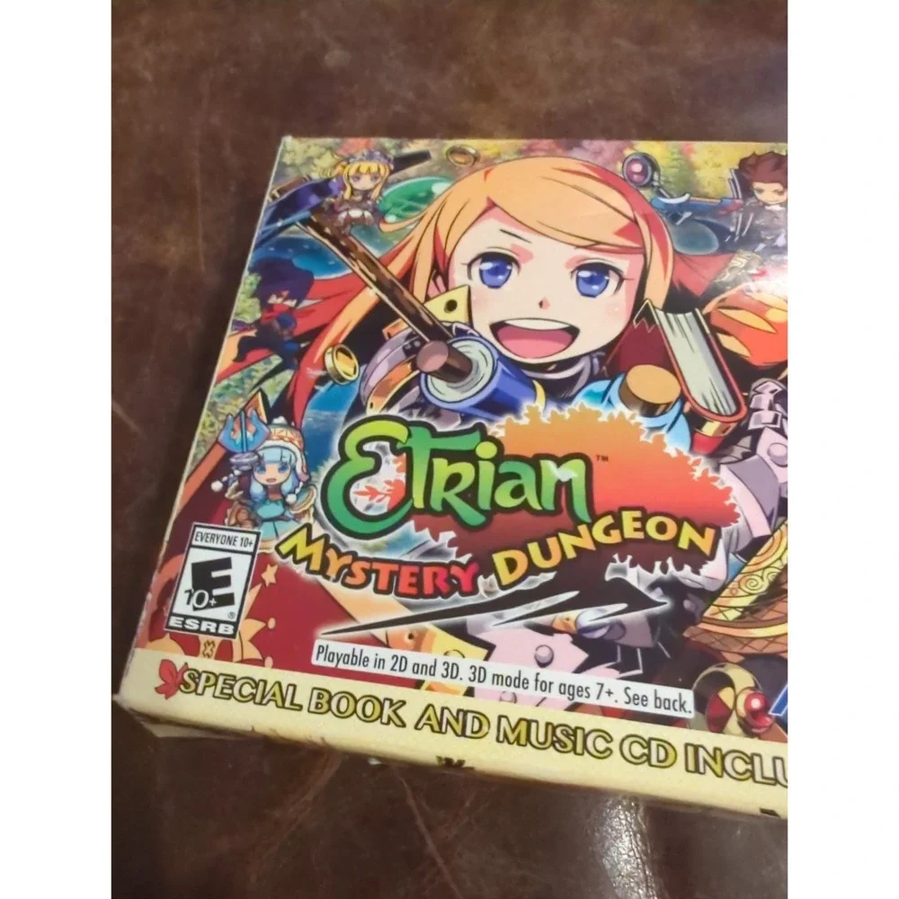 Etrian Mystery Dungeon Special Edition Nintendo 3DS 2015 CIB Outer Box Music CD